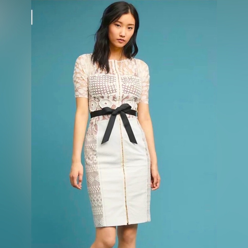 Anthropologie Byron Lars Carissima Sheath Dress.